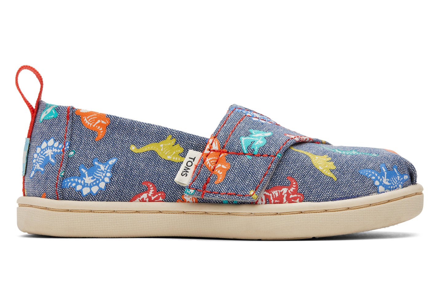 Toms Alpargata Tiny Dino Espadrille Navy - Kids - 03824-WMTK